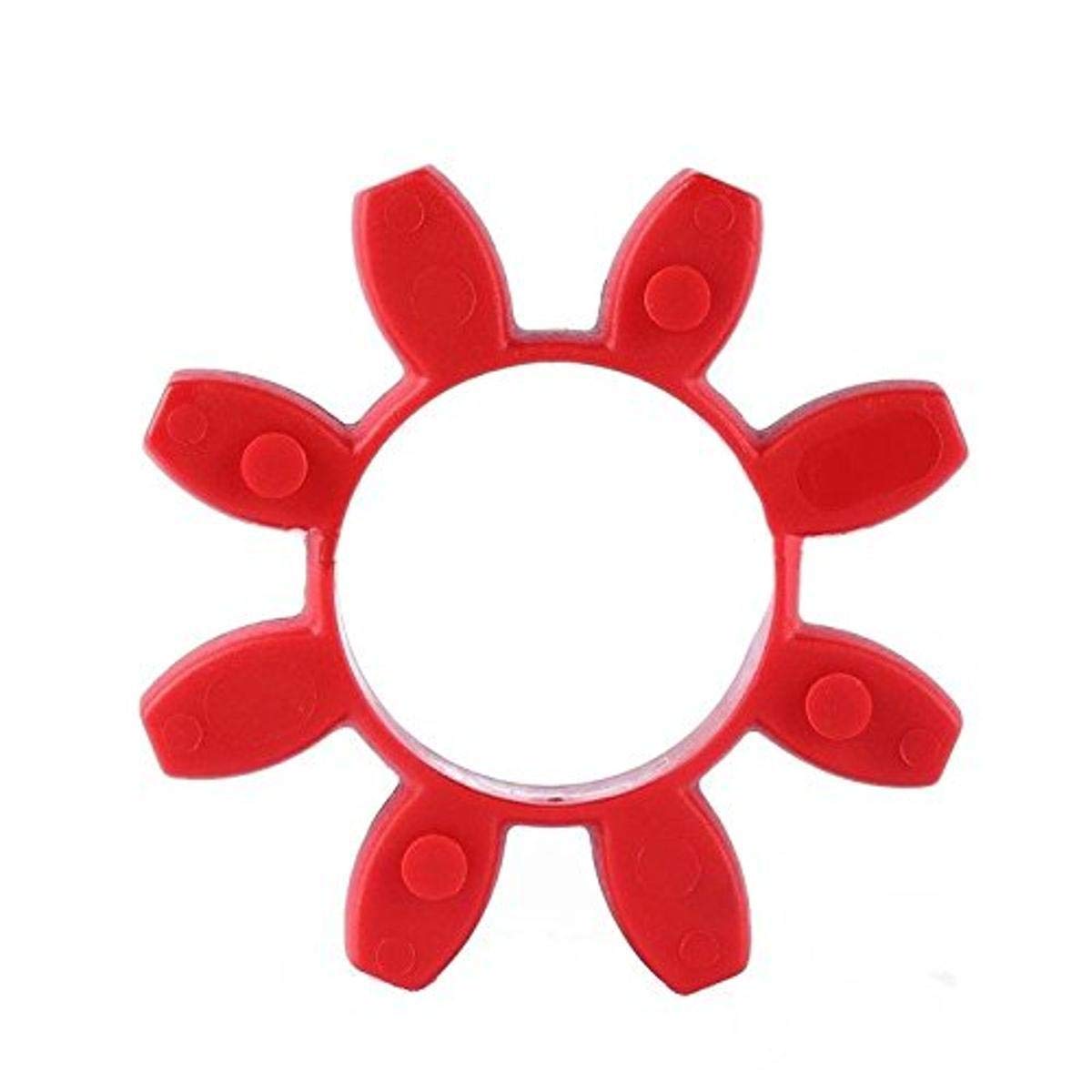 Spider, Red, 98 Shore A, Polyurethane, 2830 in-lbs Torque