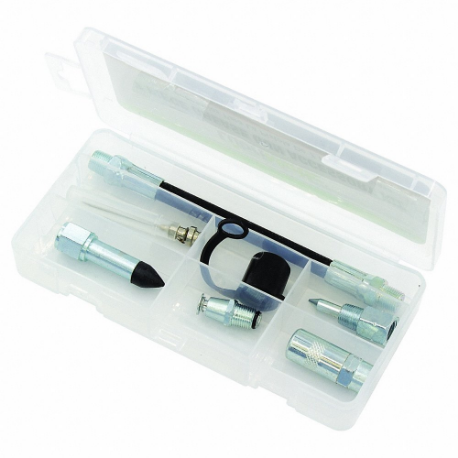 Grease Gun Fitting Kit, 1/8 Inch FNPT, Use With Grease Gun