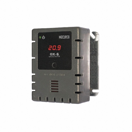 Gas Detector, Controller, Transducer, O2, 2 Channels, 0 to 25% v/v Sensor Range