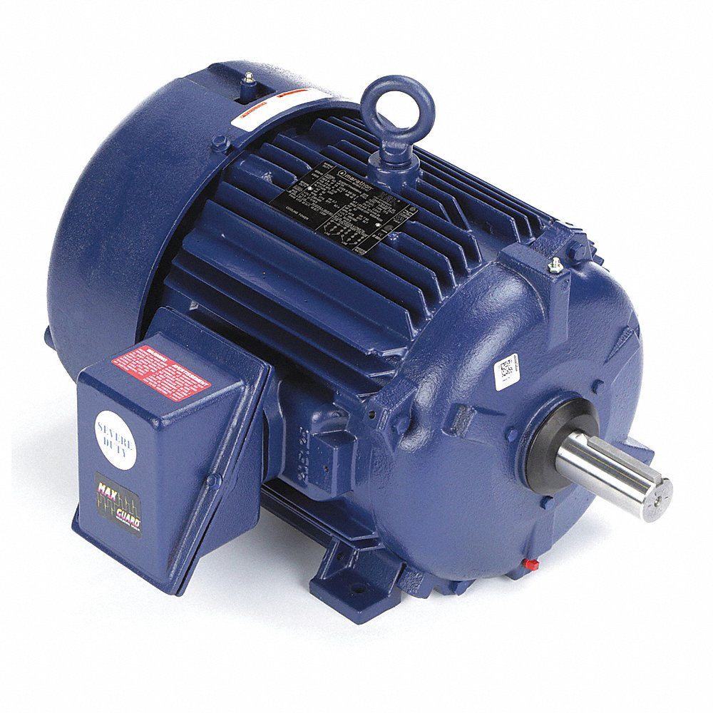 Cooling Tower Motor, Three Phase, 15 HP, 1,775 Nameplate RPM, 230/460V AC, 254T Frame