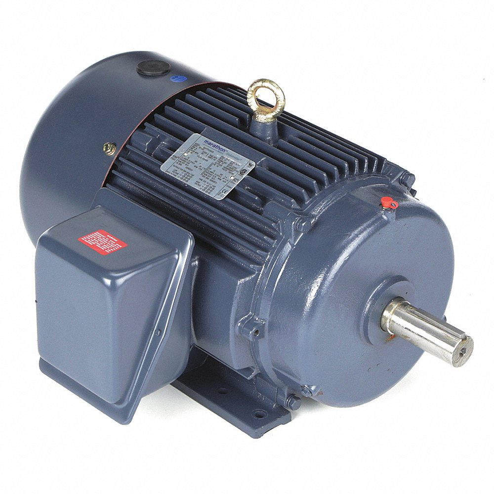 MARATHON MOTORS GT1022A AC Induction Motor, General Purpose, 15Hp, 3-Phase, 208-230/460 VAC, 1800 rpm, TEFC | CV6LFP