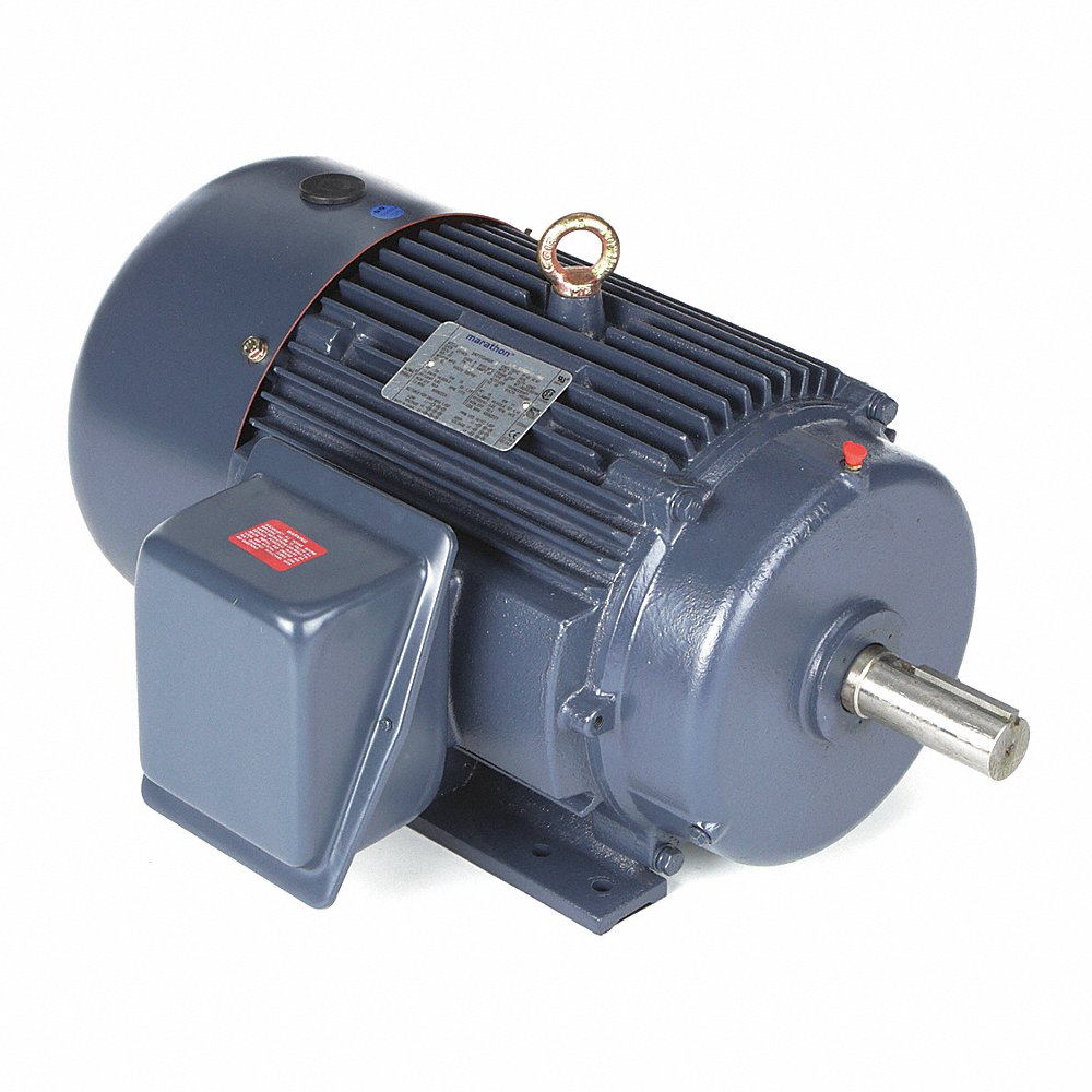 MARATHON MOTORS GT1025A AC Induction Motor, General Purpose, 20Hp, 3-Phase, 208-230/460 VAC, 1800 rpm, TEFC | CV6LFQ