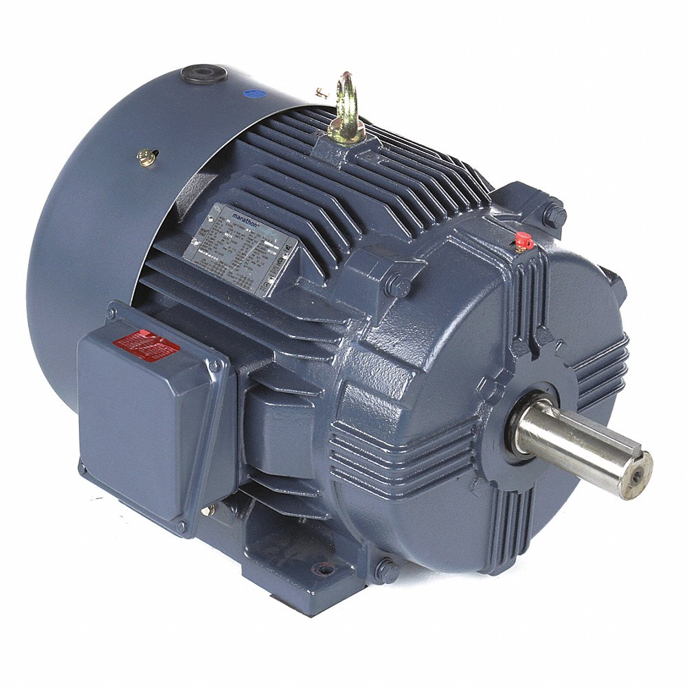 MARATHON MOTORS GT1028A AC Induction Motor, General Purpose, 25Hp, 3-Phase, 208-230/460 VAC, 1800 rpm, TEFC | CV6LFR