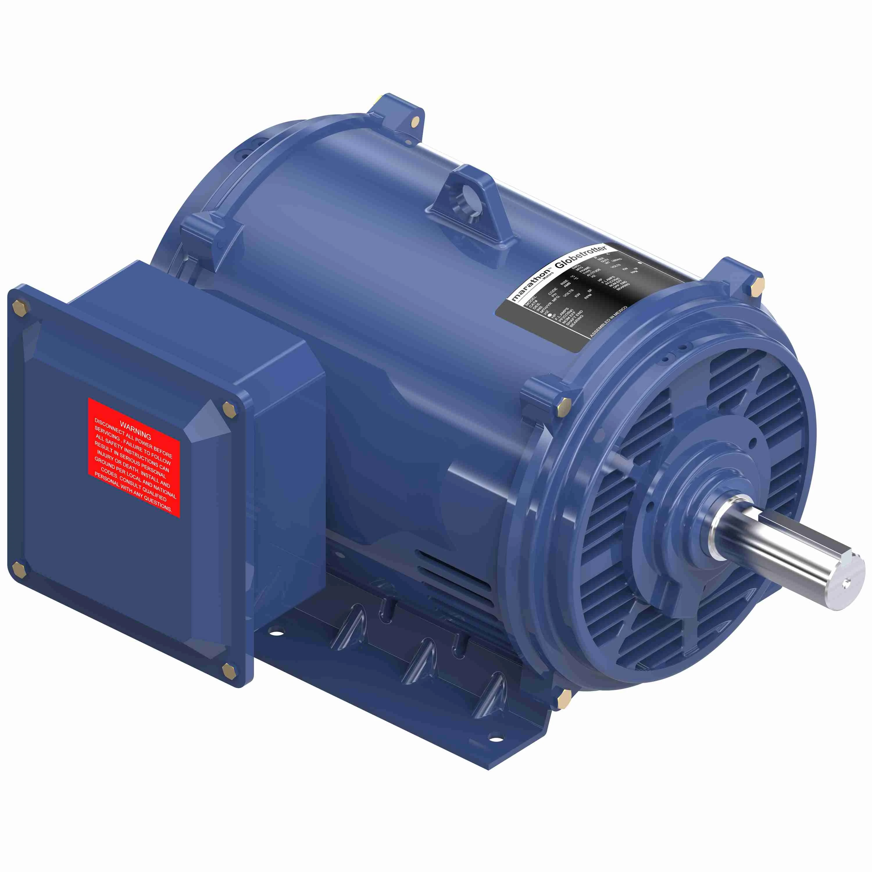 MARATHON MOTORS 364TTDBD6060 General Purpose Motor, 60 HP, 3-Phase, 1785 Nameplate RPM, Voltage 230/460 | CD3BBF 454X70