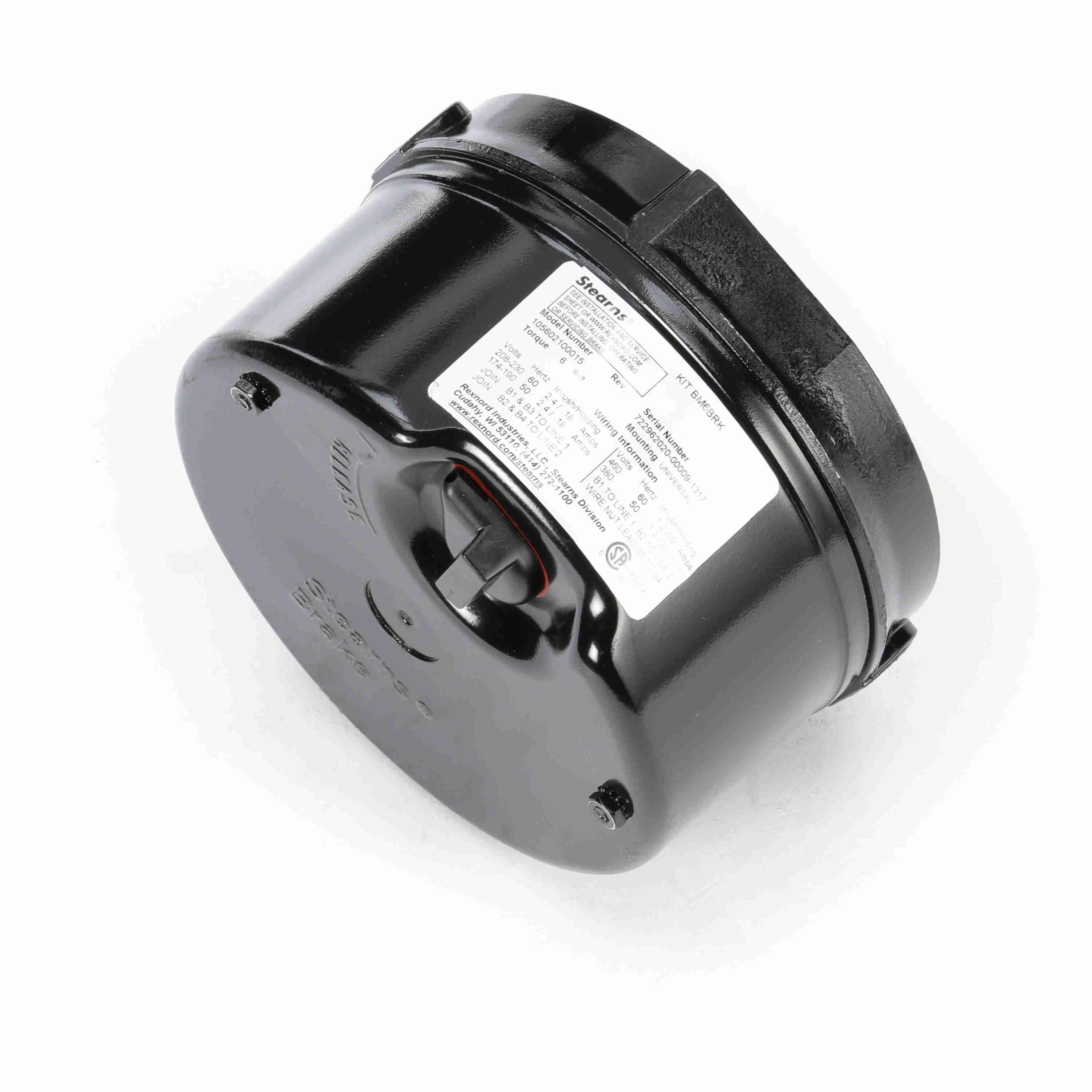 Brake Kit Face Mouting 3-Phase 6 lb-Feet 230/460v