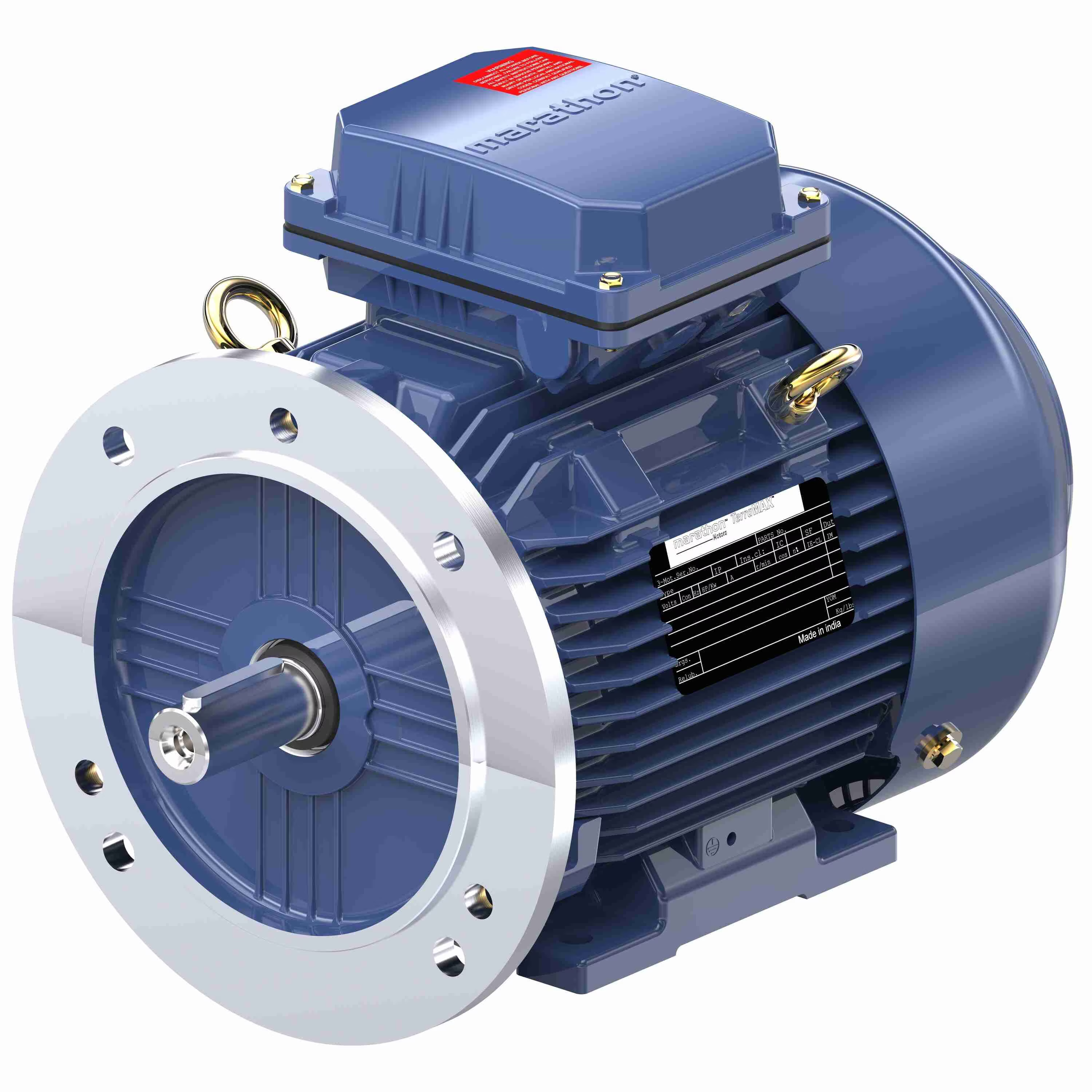 Metric Motor, 3 HP, 1800 RPM, 60 Hz, 230/460 V