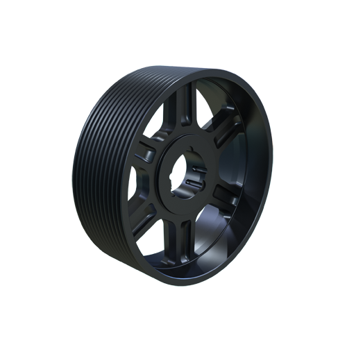 MARTIN SPROCKET 5 5V 800 E Sheave, QD Bushing, 8 Inch Outside Dia., 5 Groove, 7.9 Inch Pitch Dia., Cast Iron | AK6BBE