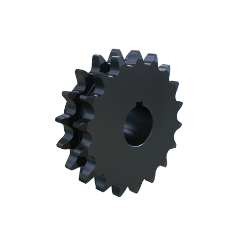 Roller Chain Sprocket, 80 Chain No., 1.750 Inch Bore, 6.271 Inch O.D., Steel, Hardened