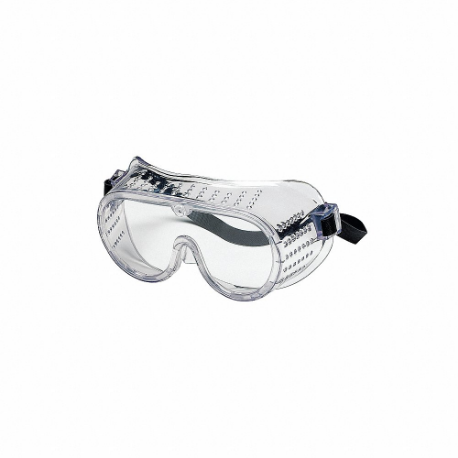 Safety Goggles, Uncoated, Ansi Dust/Splash Rating Not Rated For Dust Or Splash, Direct