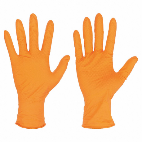 Disposable Gloves, Chemical-Resistant/Food-Grade/Gen Purpose, M, 6 Mil, 100 PK