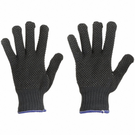 Cut-Resistant Gloves, Xl, Ansi Cut Level A3, Full, Dotted, PVC, Dotted, 12 PK