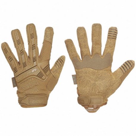 Tactical Glove, TrekDryR, Synthetic Leather, Tricot, Coyote Tan, 2XL, 1 PR