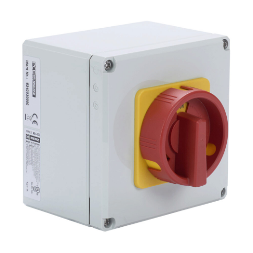 Rotary Enclosed Disconnect Switch, Load Break Capable, 3-Pole, 600 VAC, 32A, 5Ka Sccr