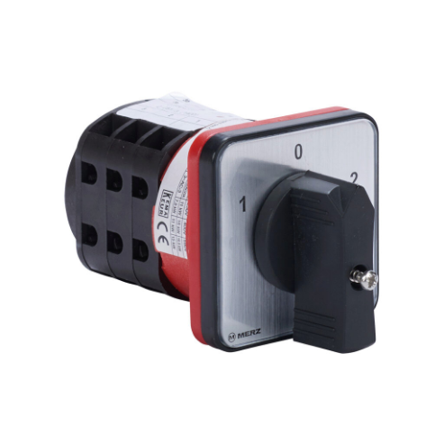 Rotary Transfer Cam Switch, 3-Pole, 600 VAC, 25A, 5Ka Sccr, Door Mount, Front Operated