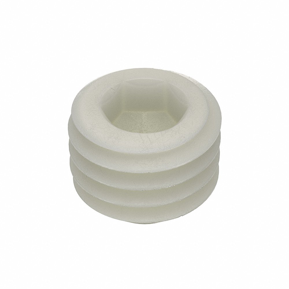 MICRO PLASTICS 0162511T050 Socket Set Screw, Flat, 5/8-11 Thread Size, 1/2 Size, 5Pk | AD7QHA 4FXJ5