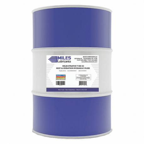 Aceite hidráulico, mineral, 55 gal, tambor, grado de viscosidad ISO 32, grado Sae 10 W, Ro