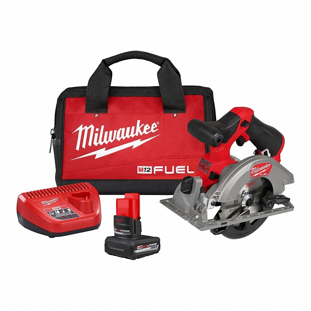 Circular Saw Kit, 5 3/8 Inch Dia, Left, 1 15/16 Inch Max Cutting Dp at 0 Deg, 0 Deg-50 Deg