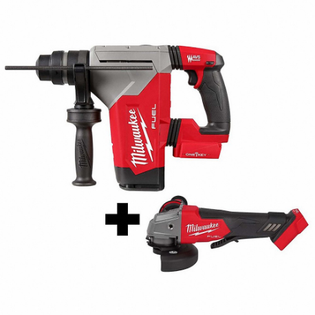 Tool Combination Kit, 18V DC Volt, 2 Tools, 1-1/8 Inch SDS Plus Rotary Hammer 800 RPM