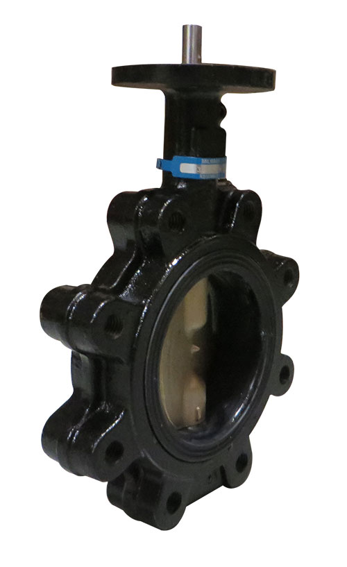 MILWAUKEE VALVE ML122B A16 Butterfly Valve, Lug Type, Bare Stem, Cast Iron, 16 Inch Valve Size | CE2PYX