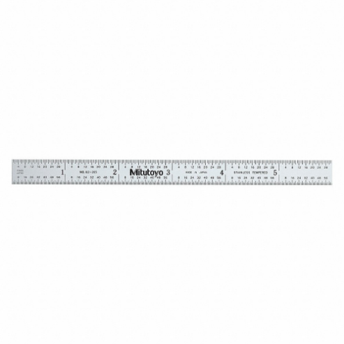 MITUTOYO 182-205 Steel Rule Flexible 6 Inch 32 / 64ths / 0.5 / 1mm | AE7ZCH 6C297
