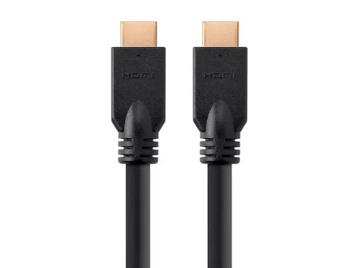 High Speed HDMI Cable, 50 ft. Generic, Black, 50 ft Overall Length, 1 Connections
