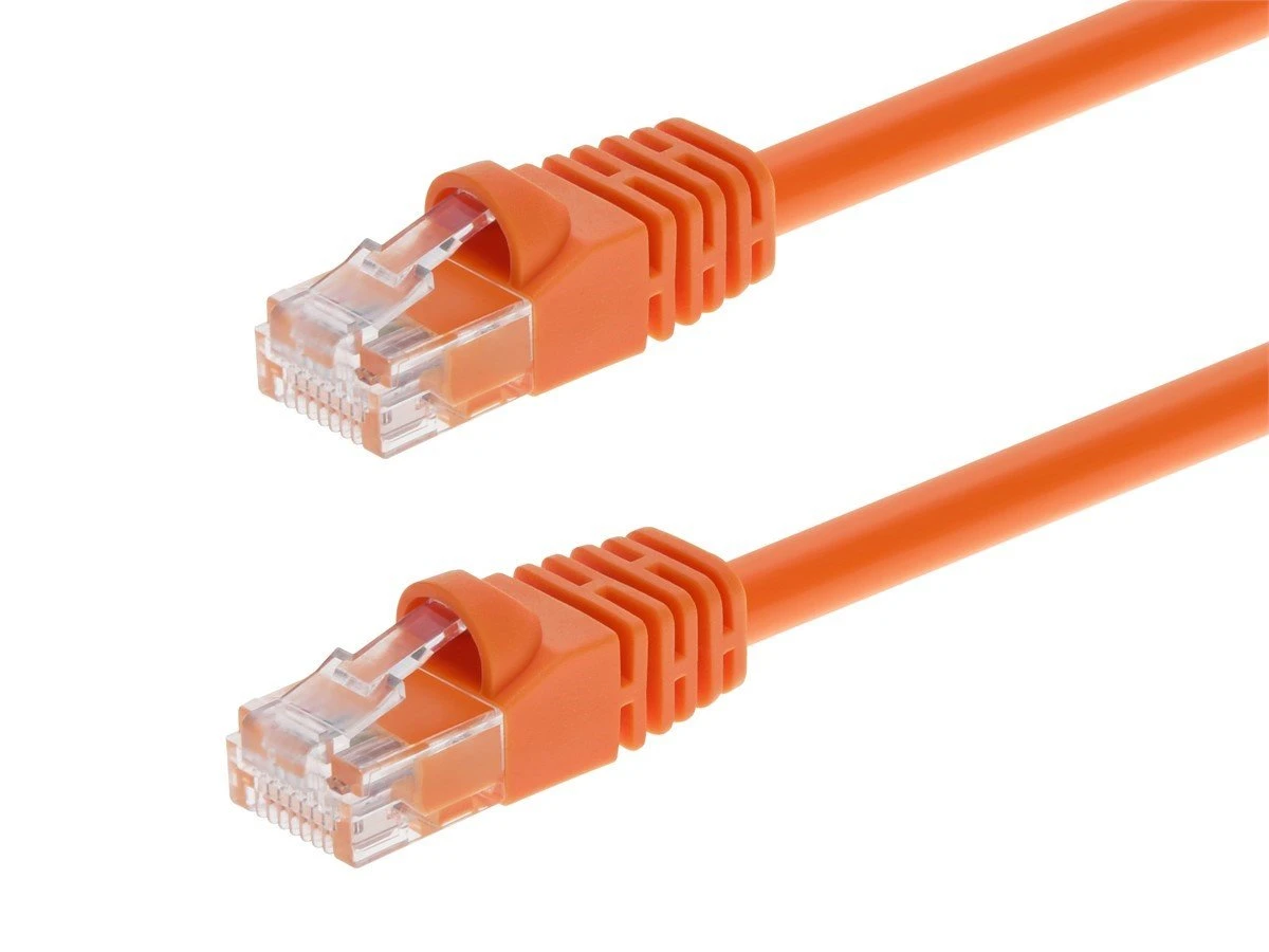 MONOPRICE 3379 Ethernet Cable Cat5e Orange 5 Feet | AA6JMQ 14A981