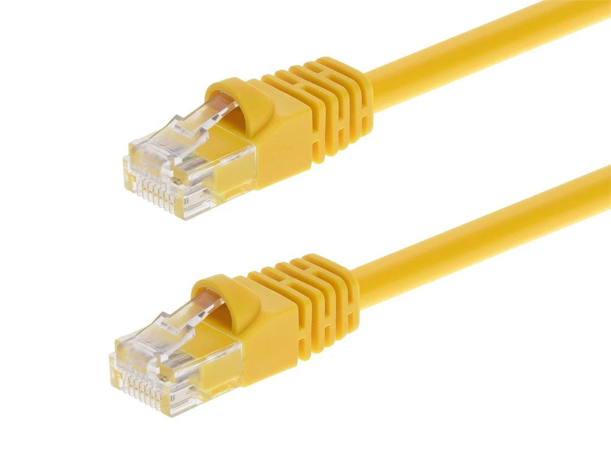 MONOPRICE 3434 Ethernet Cable Cat6 Yellow 5 Feet | AA6JMT 14A983