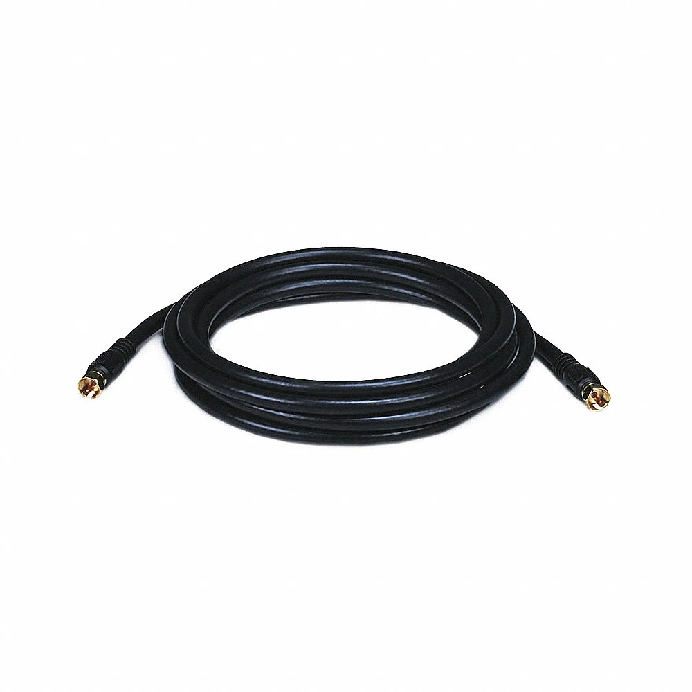 MONOPRICE 6313 Video Cable F Type Coaxial Rg6 10ft Black | AA6JYK 14C393