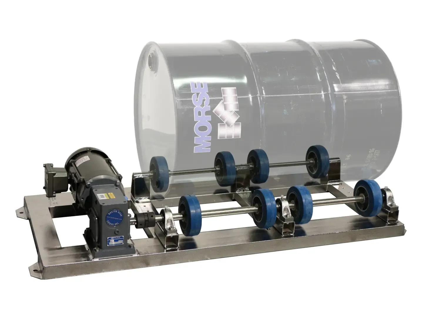 Custom Stainless Stationary Drum Roller, 20 Rpm, 1/2 Hp, 60 Hz Explosion Proof Motor
