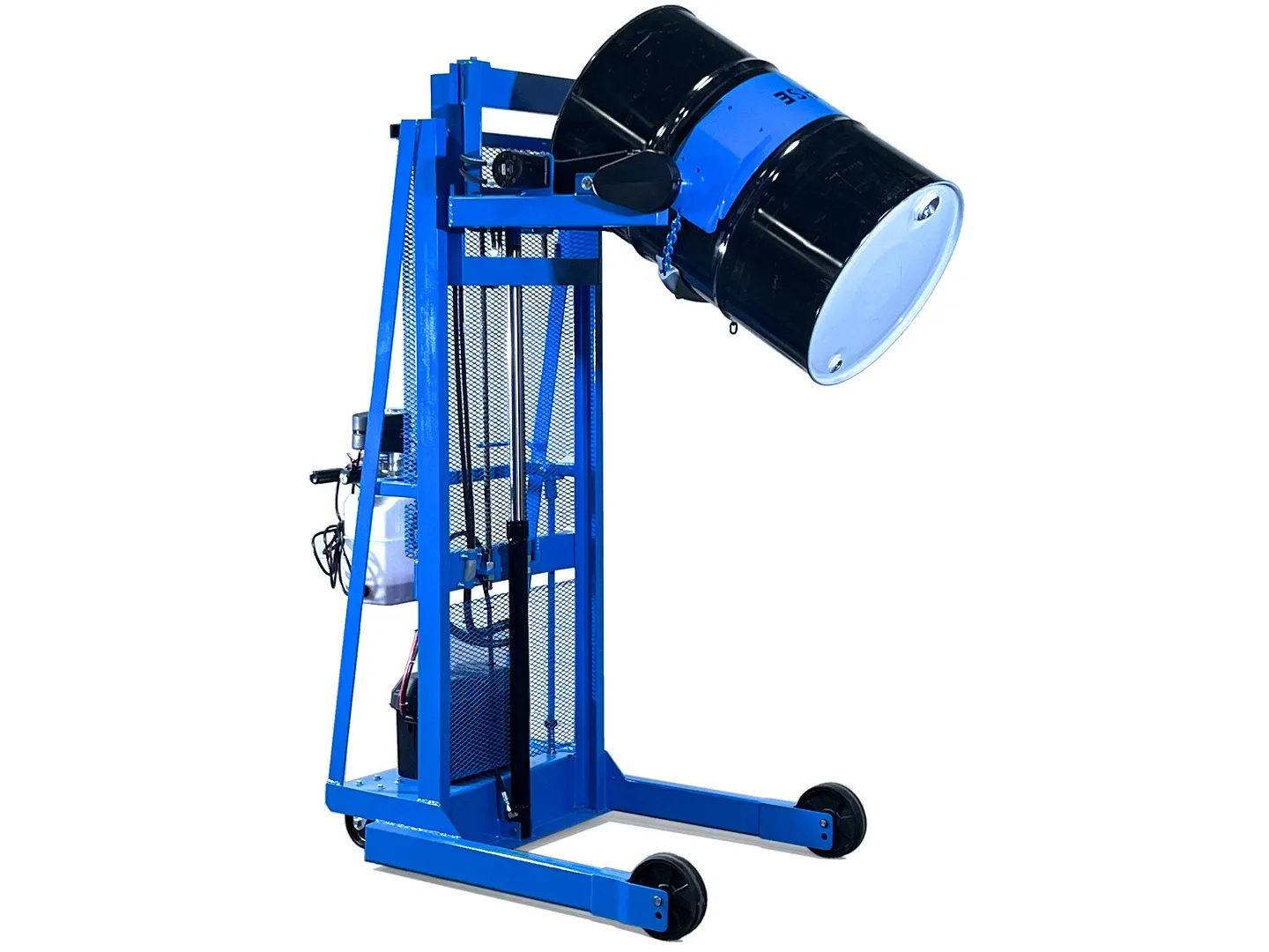 MORSE DRUM 510-115 Vertical-Lift Drum Pourer, 1.52m, 12v DC Power Lift & Tilt, 363 kg Cap | AF6END