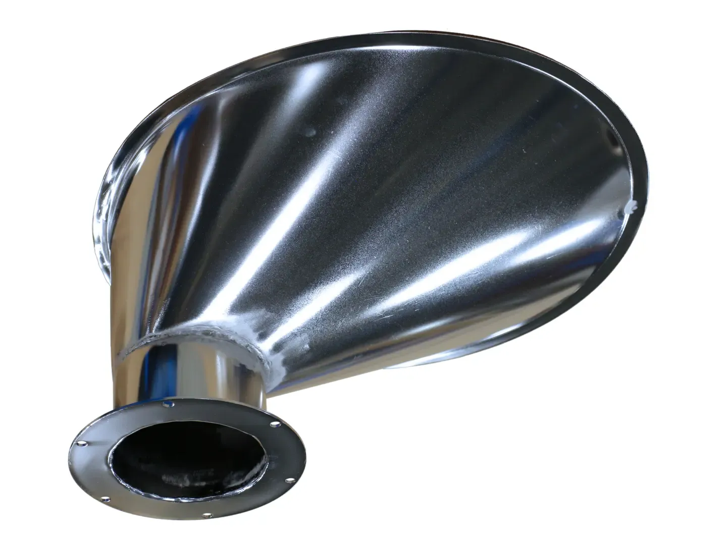 Cono del tamburo, acciaio inossidabile, flangia della valvola, asimmetrico, n. 17