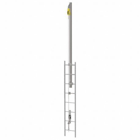 MSA 30919-00 Vertical Ladder Lifeline Kit, Trailing, Steel, Auto, 100 ft Lengthifeline Length | CT3XHB 800D31