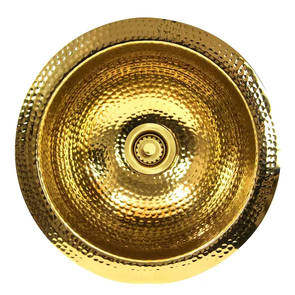 13 Inch W x 13 Inch L x 5.25 Inch H, Brass