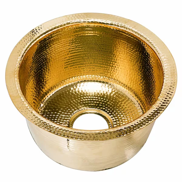 15 Inch W x 15 Inch L x 9 Inch H, Brass