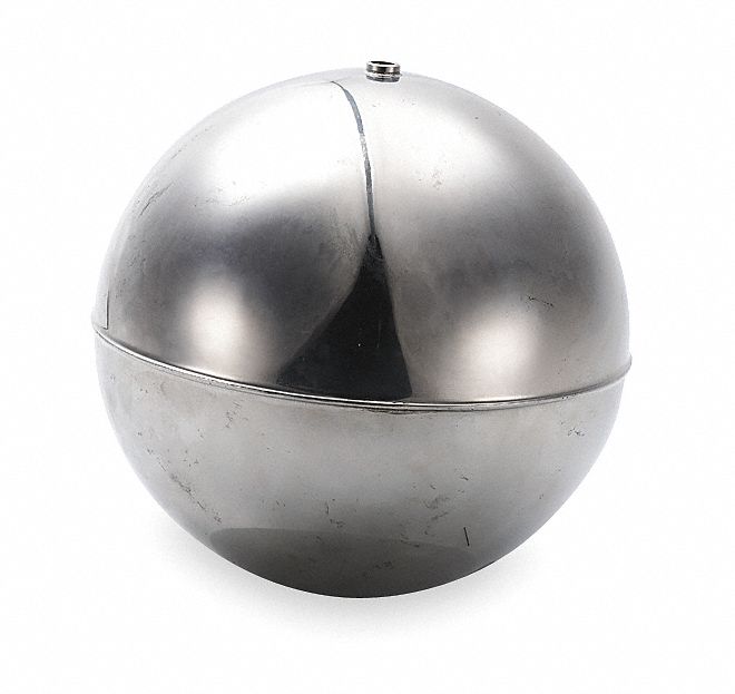 圓形浮球，28.00盎司，直徑10英寸，不銹鋼