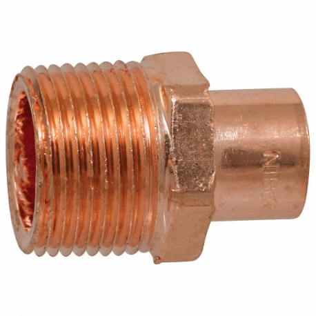 Adaptadores de presión de soldadura, cobre, copa, tamaño de tubo de cobre de 1/2 pulgada