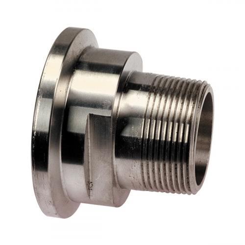 Transition End Connector, 1-1/4 Inch Size, MNPT End Style, Stainless Steel