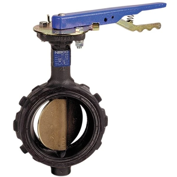 Wafer Style Butterfly Valve, 10 Inch Valve Size, Cast Iron
