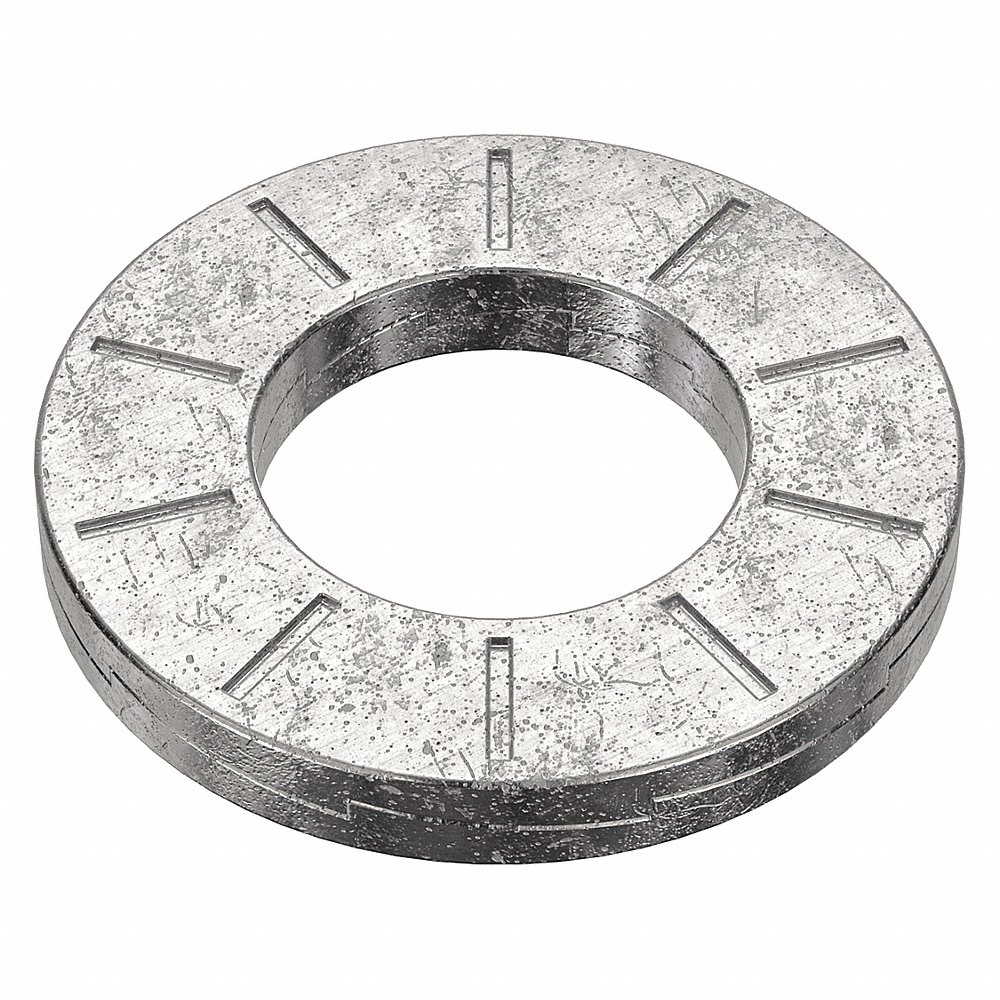 Wedge Lock Washer, 254 Smo Stainless Steel, 1/2 Inch Size, 0.13 Inch Thickness, 4PK