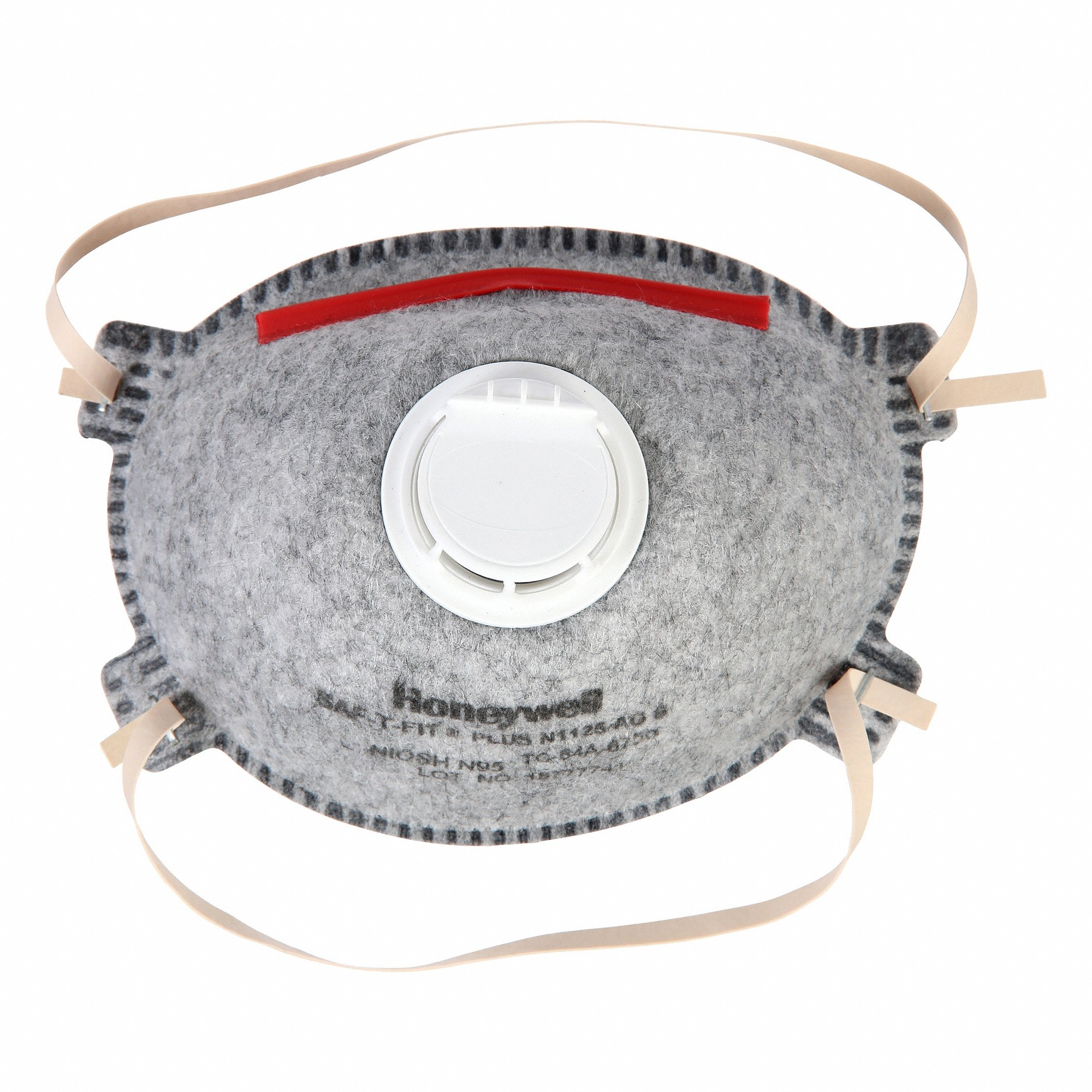 NORTH BY HONEYWELL 14110399 Disposable Respirator, Dual, Metal Nose Clip, Gray, S Mask Size, 10Pk | CJ2AKG 3NME5