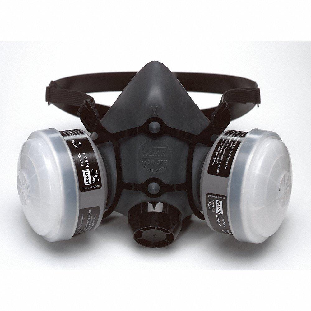 Kit de respirador de media máscara, elastómero, tamaño de máscara L