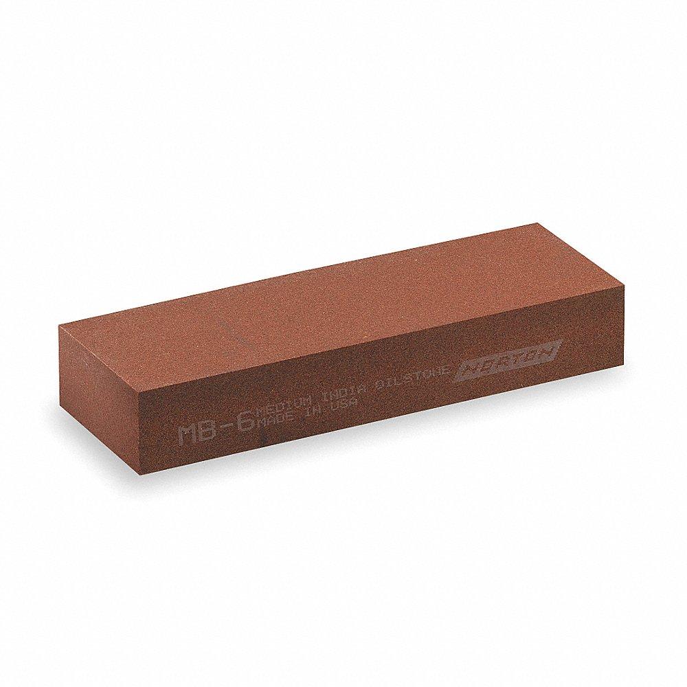 Sharpening File, Medium, Aluminum Oxide, 6 Inch Length, 1/2 Inch Height, Square