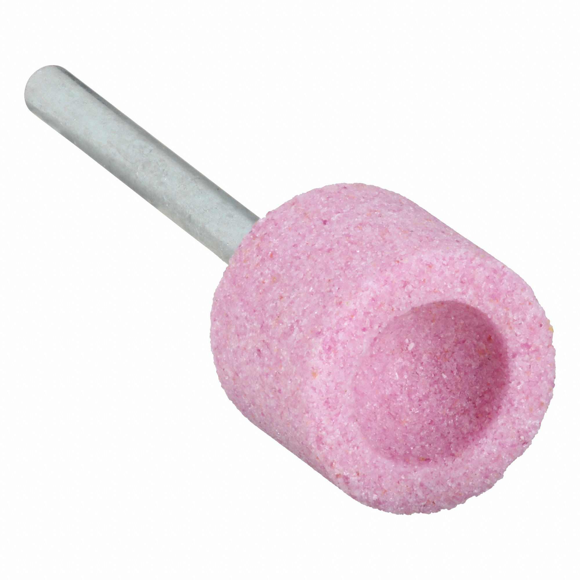 Mounted Point, 80 Grit, Fine Grade Aluminium Oxide, 1/2 Inch Dia.