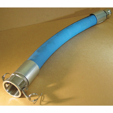 Water Suction and Discharge Hose, 3 Inch Heightose Inside Dia, 125 psi, Blue