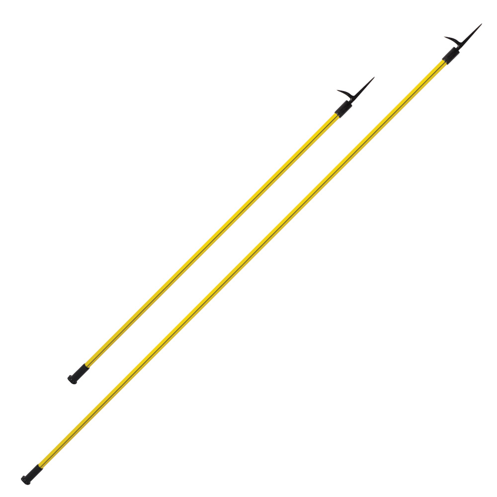 Pike Pole, Non-Slip Grip, Classic Handle, Fiberglass, 12 ft. Length, Hardened Steel