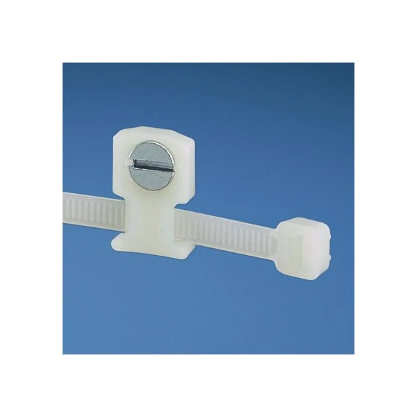 Cable Tie Mount, Low Profile, #8 Screw