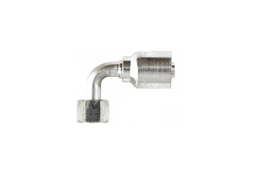 PARKER 1J577-10-10 Hydraulic Crimp Fitting, Steel x Steel, 90 Deg Elbow, -10 | CT7EHE 55DD49