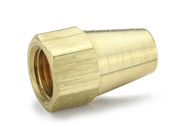 PARKER 41FL-8 Long Nut, 1/2 Inch Tube OD, Flared, 1 5/8 Inch Overall Length, 10 PK | CT7HGB 2P145
