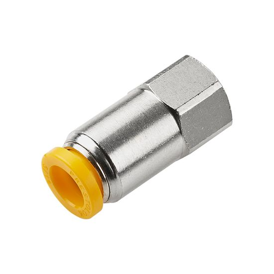 PARKER 66PLP-10M-6G Metric Metal Push-to-Connect Fitting, Brass, Push-to-Connect x BSPP, 10 mm Tube OD | CN8LYC 791C79
