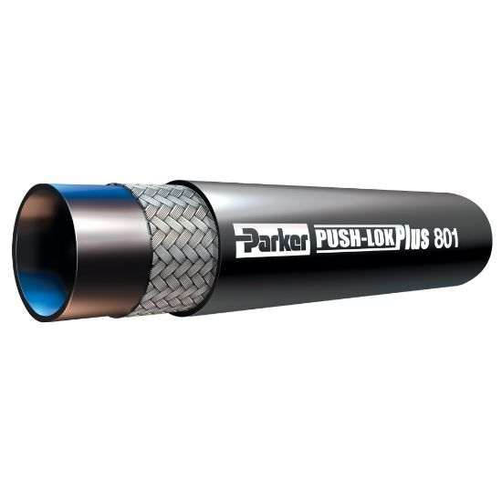 PARKER 801-10-BLK-RL Multipurpose Air Hose, 5/8 Inch Hose Inside Diameter | BT6UHM